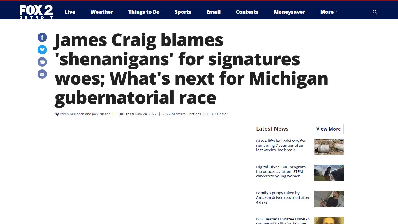 James Craig blames 'shenanigans' for signatures woes; What's next for ...